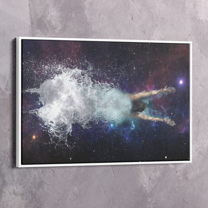 Swimming in Stars Wall Art | Inspirational Wall Art Motivational Wall Art Quotes Office Art | Impaktiv Exclusive Canvas Art Landscape