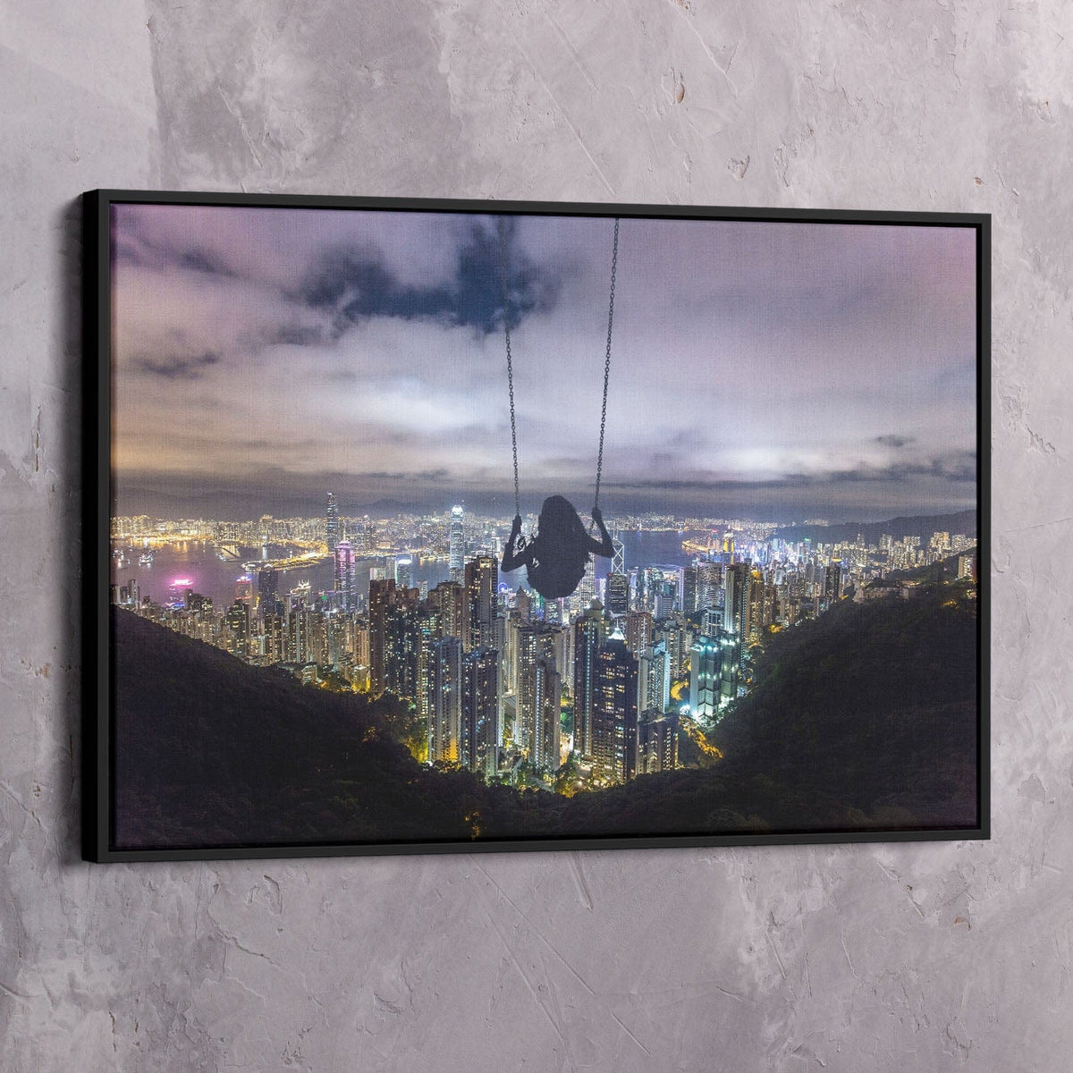 Swing High Motivational Wall Art, alternate artwork view by Impaktiv