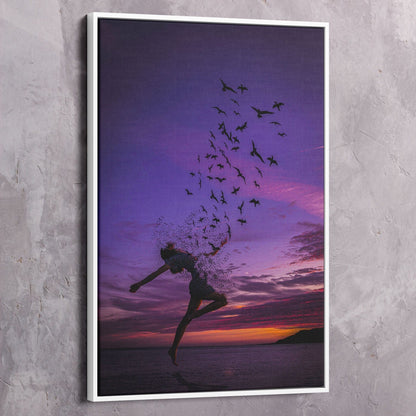 Whatever's Good for Your Soul Wall Art | Inspirational Wall Art Motivational Wall Art Quotes Office Art | Impaktiv Exclusive Canvas Art Portrait