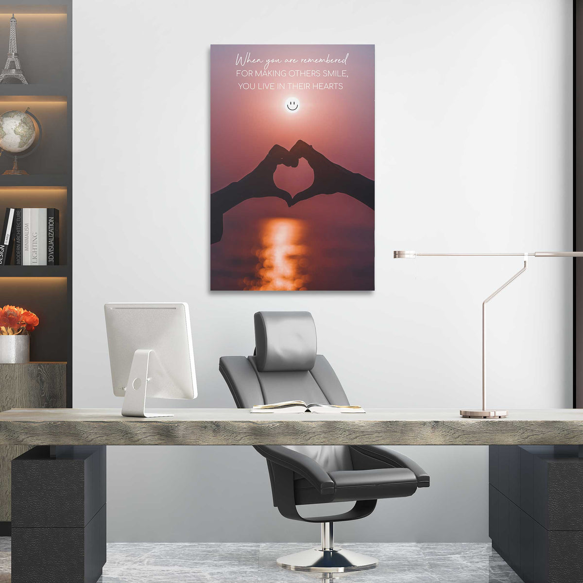 When you are remembered Purpose Wall Art, alternate view by Impaktiv