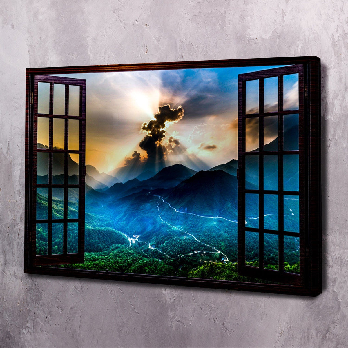 Window See as We Are Mindset Wall Art, alternate artwork view by Impaktiv