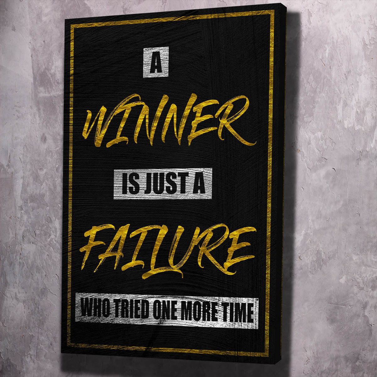 Winner Motivational Wall Art, resilience wall art by Impaktiv