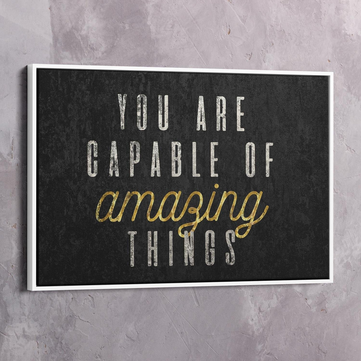 You Are Capable Self Belief Wall Art, alternate view by Impaktiv