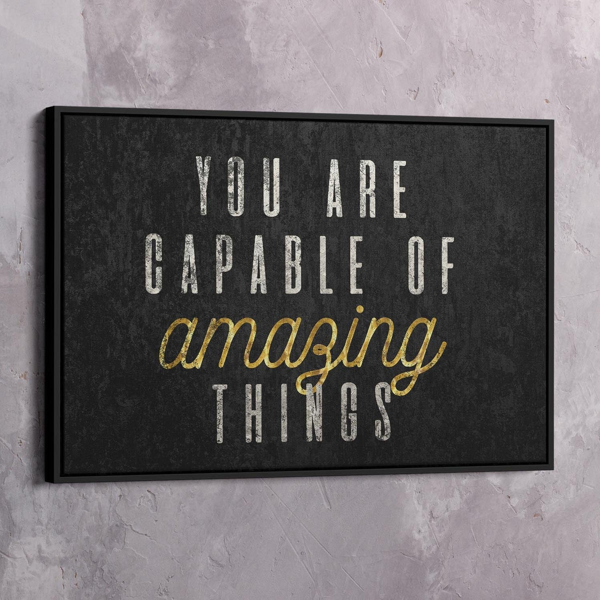 You Are Capable Self Belief Wall Art, alternate view by Impaktiv