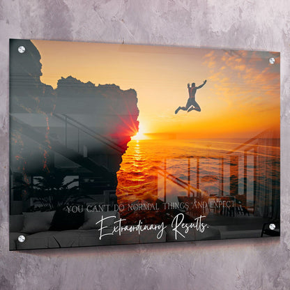You Can���������t Do Normal Things - Steve Harvey Quote Wall Art | Inspirational Wall Art Motivational Wall Art Quotes Office Art | Impaktiv Exclusive Canvas Art Landscape