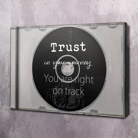 You're Right on Track Wall Art | Inspirational Wall Art Motivational Wall Art Quotes Office Art | Impaktiv Exclusive Canvas Art Landscape