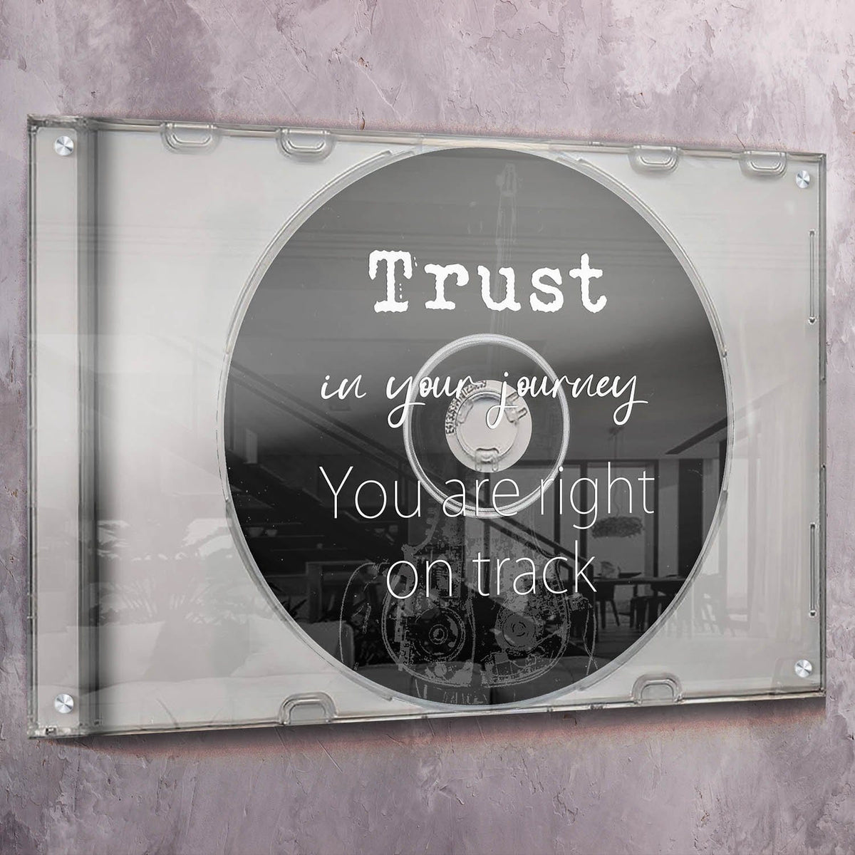 You're Right on Track Adventure Wall Art, alternate view by Impaktiv