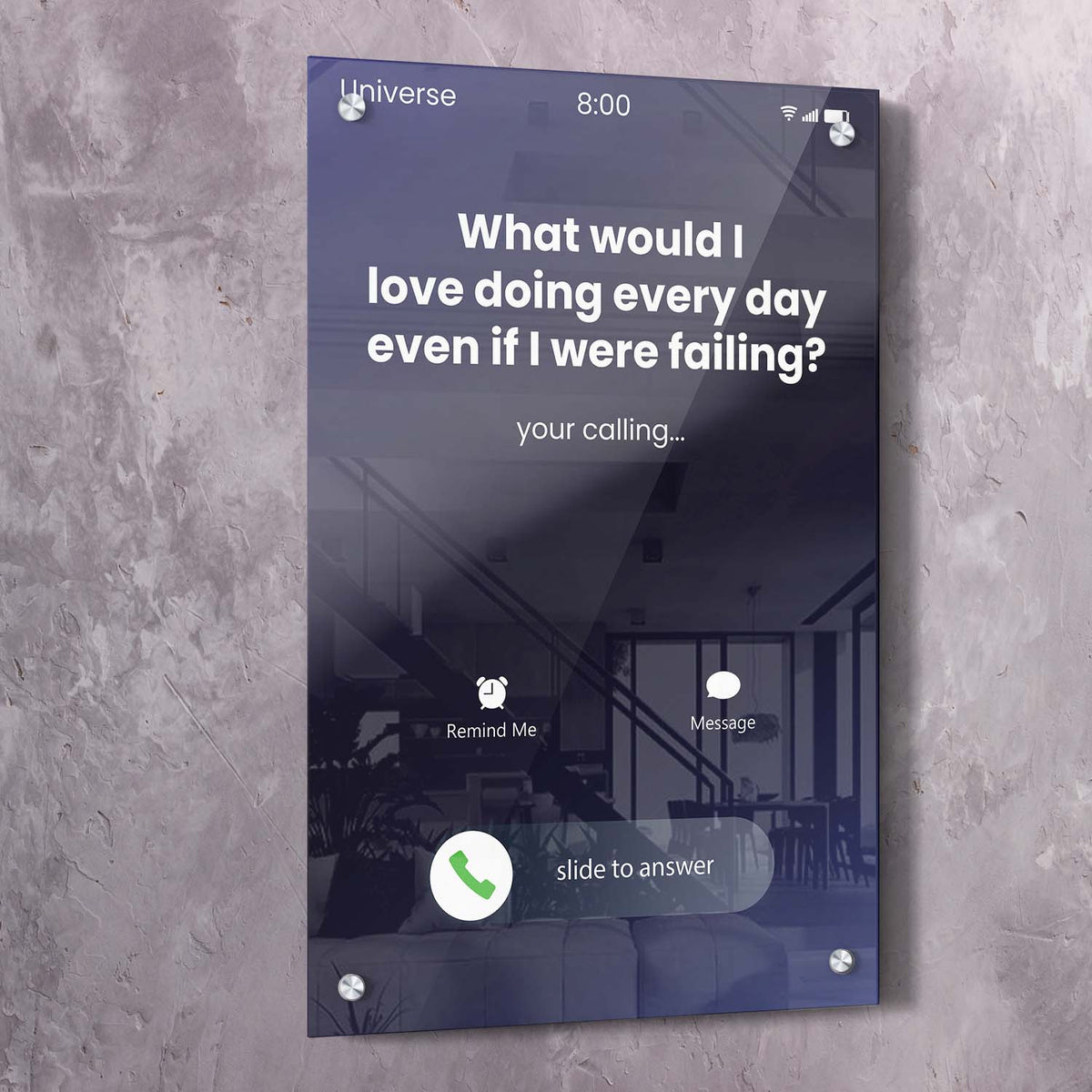 Your Calling Purpose Wall Art, alternate view by Impaktiv