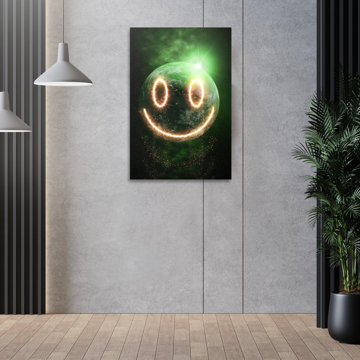 Your World Changes Motivational Wall Art, alternate artwork view by Impaktiv
